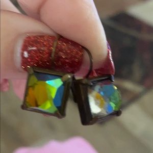 Myka brushed gold with mystic topaz stone !